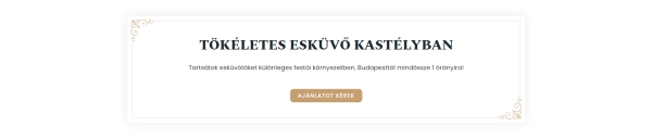 Teleki-Degenfeld Castle Hotel - wedding CTA block