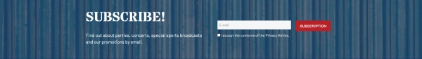 Stifler House - subscription block